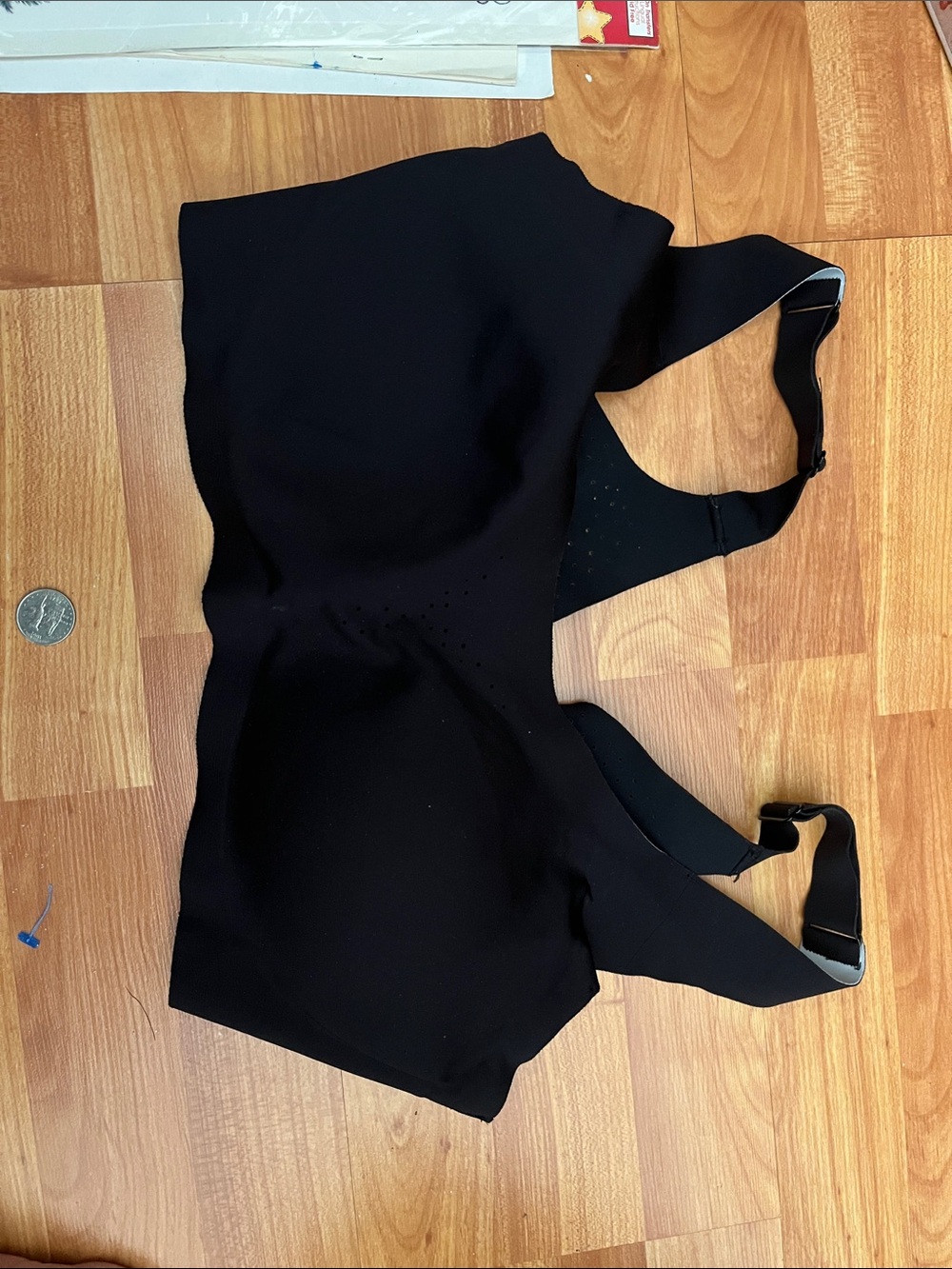 Avia Black Seamless Sports Bra with Adjustable Straps XL A-C